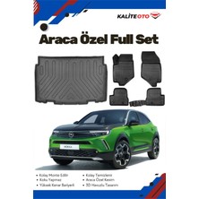 Opel Mokka 2023 Model Yumuşak Paspas+Alt Bagaj Havuzu Seti