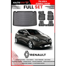 Renault Clio 4 2017 Model 4d Bagaj ve Pro Serisi Havuzlu Paspas Takımı