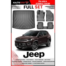 Jeep Compass 2020 Model 4d Stepnesiz Alt Bagaj ve Pro Serisi Havuzlu Paspas Takımı