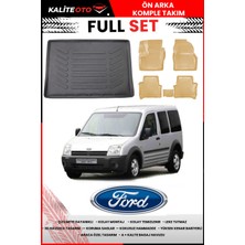 Ford Connect Cepsiz 2007 Model 4d Bagaj ve Pro Serisi Havuzlu Bej Paspas Takımı