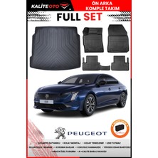 Peugeot 508 2023 Model Bagaj Havuzu+Paspas Takımı Full Set+Hediyeli