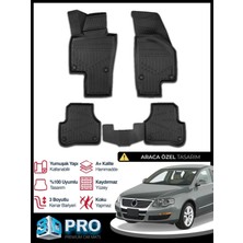 Rich Oto Paspas Vw Passat B6 3D Havuzlu Paspas 2005 2006 2007 2008 2009 2010 Model Kokusuz