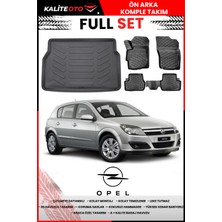 Opel Astra H Hatchback 2004-2013 4d Bagaj ve Pro Serisi Havuzlu Paspas Takımı