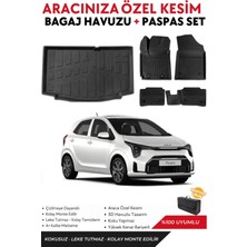 Kia Picanto 2017-2018-2019-2020 Model Bagaj Havuzu+Paspas Full Takım+Hediyeli