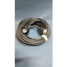 İNWATT 20 Metre 3x2.5 Kauçuk Başlıklı Tekli Siyah Uzatma Kablosu