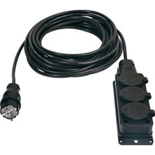 İNWATT 5mt 3 Lü Kauçuk Ex-Prof Seyyar Uzatma Kablosu