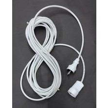 İNWATT 10 Metre 2x1.5 Ttr Kablolu Fişli Prizli Seyyar Uzatma Kablosu Isınma Yapmayan Özel Izoleli Kablodur