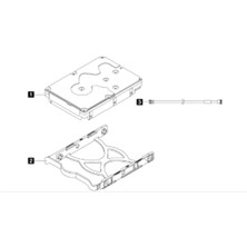 Lenovo Thınksystem 4XB7A77446 ST50/ST45 Serıes 3.5 2tb 7.2k SATA6GB Non-Hot Swap 512N HDD