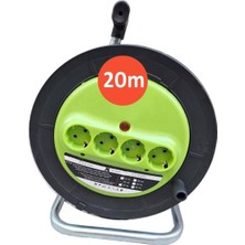 İNWATT Ttr Makaralı Fişli Bakır Enerji Kablosu 3x1,5 20 Metre