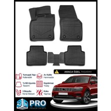 Rich Oto Paspas Vw Tiguan Allspace 3D Havuzlu Paspas 2016 2024 Arası Modeller