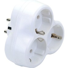 İNWATT  Papatya Golyat Fiş Priz 3'lü