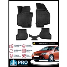 Rich Oto Paspas Vw Golf 5 3D Havuzlu Paspas 2004 2005 2006 2007 2008 Model Kokusuz