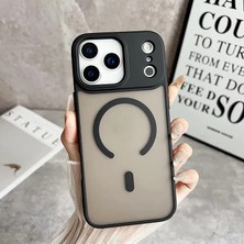 Apple - iPhone 17 Pro Max Zebana Fros Silikon Kılıf (Kablosuz Şarj Destekli)