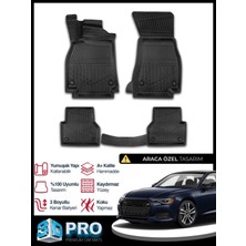 Rich Oto Paspas Audi A6 3D Havuzlu Paspas 2018 2019 2020 2021 2022 Model Kokusuz