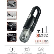 Vice Avm Şarjlı Araç EL Süpürgesi El Siyah A031S TG-V 11625