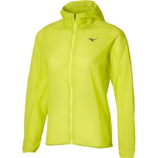 Mizuno Tech Light Hodded Jacket Kadın Yağmurluk Sarı