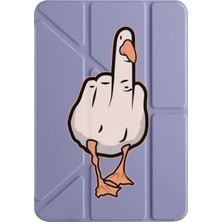 Adasena Ipad 7. 8. 9. Nesil 10.2" Kılıf Uyku Modlu Kalem Bölmeli Kalıcı Baskı Duck