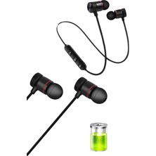 Astraltech Kablolu Kulakiçi Bluetooth Kulaklık Mıknatıslı ANC Özellikli Yüksek Ses Kaliteli