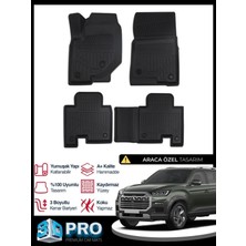 Rich Oto Paspas Ssangyong Musso 3D Havuzlu Paspas 2018 2019 2020 2021 2022 2023 2024 2025 2026 Model