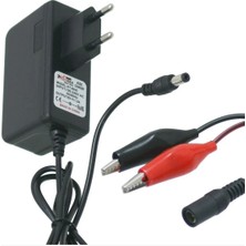 Luxury, 12V 1,2A Akü Şarj Adaptörü, Akü Şarj Aleti A Kalite