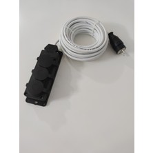 İNWATT 3 Lü Kauçuk Uzatma Kablosu 15 Metre ( 3x1.5 Ttr )