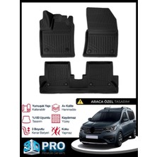 Rich Oto Paspas Renault Express 3D Havuzlu Paspas 2021 2022 2023 2024 2025 2026 Model Kokusuz