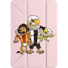 Adasena iPad Pro 11" (M4) MVV93TU/A Kılıf Uyku Modlu Kalem Bölmeli Tri Folding Siyah Beyazım