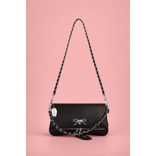 Westbag Kadın Zincir Askılı Fiyonklu Omuz Portföy & Clutch Çanta