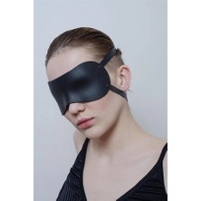 Amora Secret Özel Tasarım  Düz Sıyah Maske Uyku Gözlüğü