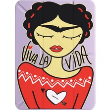 Adasena Ipad 7. 8. 9. Nesil 10.2" Kılıf Uyku Modlu Kalem Bölmeli Kalıcı Baskı Viva La Vida