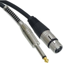 Tunex Luxury,6,3 mm Erkek - Canon Dişi 3 Metre Kablo