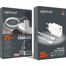 Apricot Type-C To Type-C Fast Cable 25 W