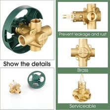 Moen 2510 Monticello (Positemp 1/2 IPS Vana 4lü Sıva Altı Duş Vanası