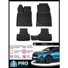 Rich Oto Paspas Peugeot 3008 Hybrid Hibrit 3D Havuzlu Paspas 2024 2025 2026 Model Kokusuz