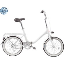 Rog Pony Classıc Katlanabilir Beyaz Şehir Bisikleti