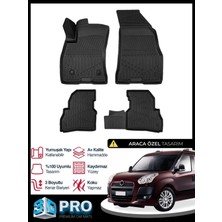 Rich Oto Paspas Fiat Doblo 3D Havuzlu Paspas 2010 2011 2012 2013 2014 2015 2016 2017 2018 2019 2020 2021 2022