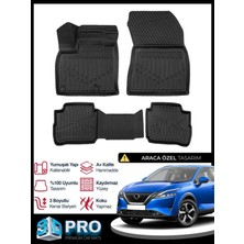 Rich Oto Paspas Nissan Qashqai E-Power 3D Havuzlu Paspas 2021 2022 2023 2024 2025 2026 Model Kokusuz