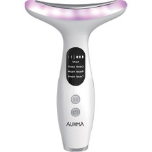 Auhma Ahb-06 Yüz ve Boyun Germe Cihazı - 7 Fonksiyonlu Işık Terapisi & Yüksek Ems Teknolojili Cilt Gençleştirme ve Kırışıklık Karşıtı Bakım Cihazı