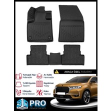 Rich Oto Paspas Ds Ds7 Crossback 3D Havuzlu Paspas 2018 2019 2020 2021 2022 Model Kokusuz