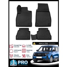 Rich Oto Paspas Tourneo Courier 3D Havuzlu Paspas 2023 2024 2025 2026 Model Kokusuz