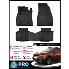 Rich Oto Paspas Renault Duster 4x2 Eco G 3D Havuzlu Paspas 2024 2025 2026 Model Kokusuz