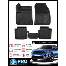 Rich Oto Paspas Peugeot 2008 Elektrikli 3D Havuzlu Paspas 2022 2023 2024 2025 2026 Model Kokusuz