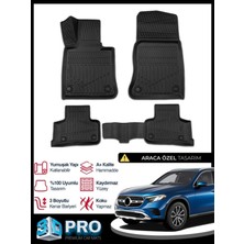 Rich Oto Paspas Mercedes Glc 3D Havuzlu Paspas 2023 2024 2025 2026 Model Kokusuz