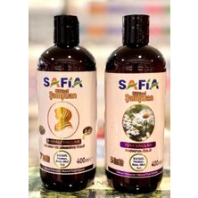 Safia Tüm Saçlar Için Şampuan 400 ml + Güneş Görmeyen Saçlar Için 400ML 2li Set Gimdes Sertifikalı