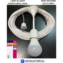 İNWATT 50 Metre Seyyar Lamba Uzatma Kablolu Tak Çalıştır (Tij Duylu)