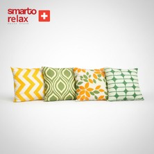 Smarto Relax 4'lü Içi Dolgulu Kırlent 45X45 cm Kare – Salon & Berjer Kırlenti
