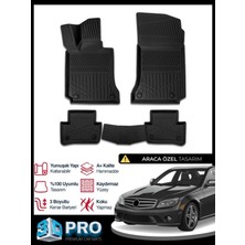 Rich Oto Paspas Mercedes C Serisi W204 3D Havuzlu Paspas 2007-2014 Arası Model Kokusuz