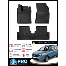 Rich Oto Paspas Dacia Dokker 3D Havuzlu Paspas 2013 2014 2015 2016 2017 2018 2019 2020 2021 Model Kokusuz