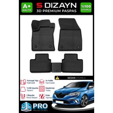 Rich Oto Paspas Renault Megane 4 3D Pro Havuzlu Paspas 2016 2017 2018 2019 2020 2021 2022 2023 2024 2025
