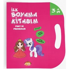 Mutlu Çocuk Yayınları Ilk Boyama Kitabım Pony ve Prensesler